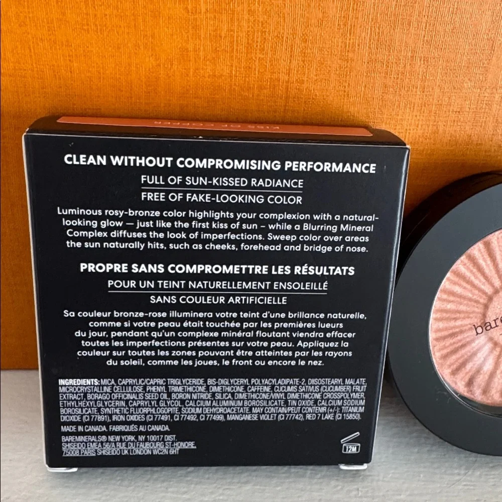 bareMinerals Gen Nude Blonzer shade Kiss of Copper Blush and Bronzer